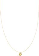 Adornia 18K Gold Plated Sterling Silver Heart Pendant Necklace