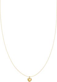Adornia 18K Gold Plated Sterling Silver Heart Pendant Necklace