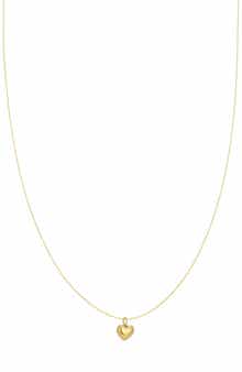Adornia 18K Gold Plated Sterling Silver Heart Pendant Necklace