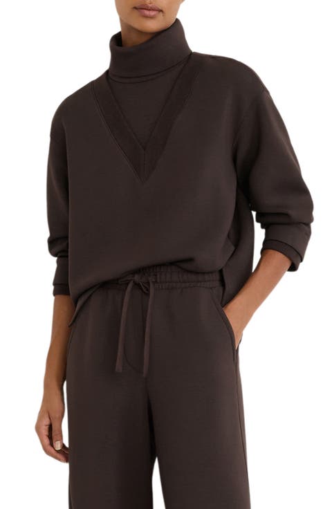 Abigail Mock Neck Sweatshirt