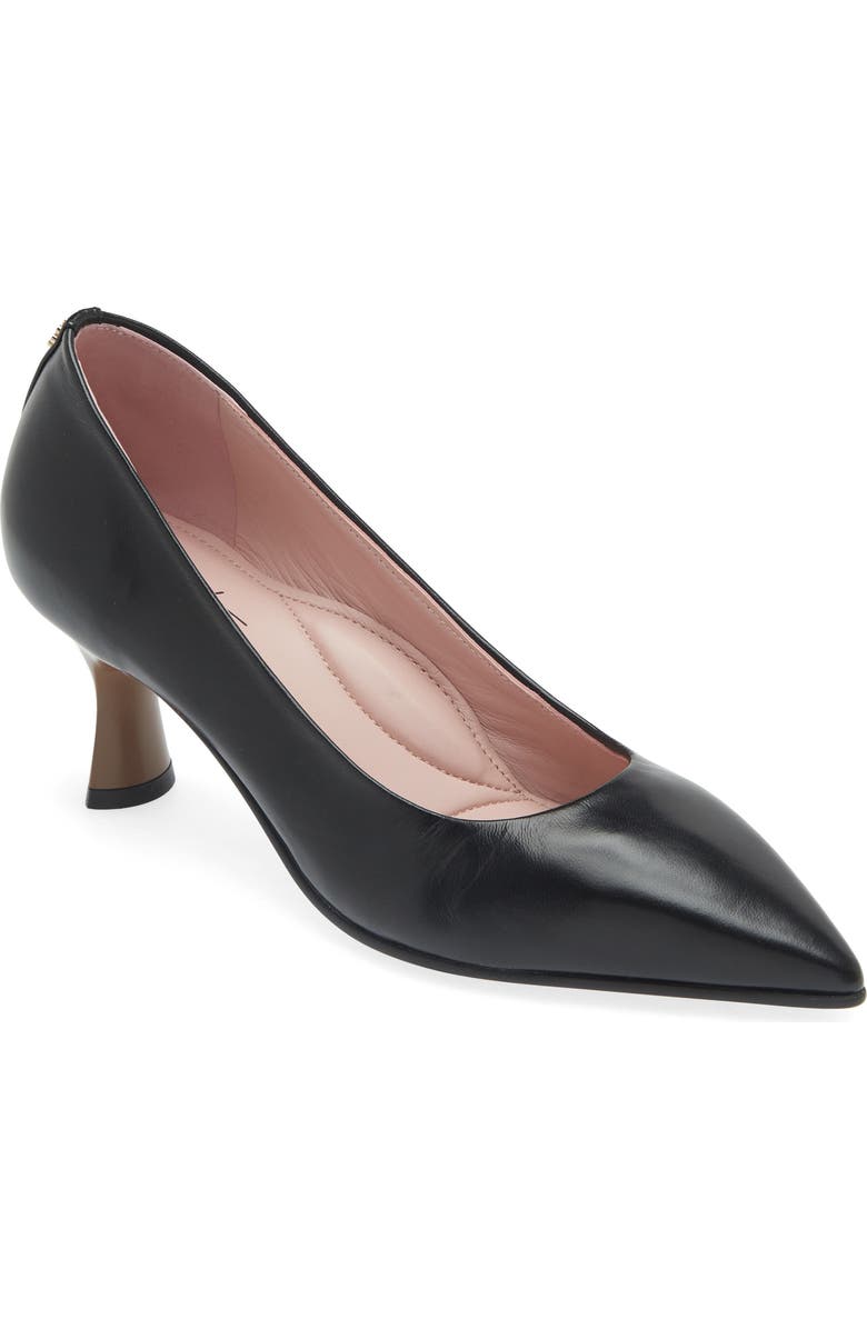Naot Margot Pointed Toe Pump, Main, color, Blacksheen Leather