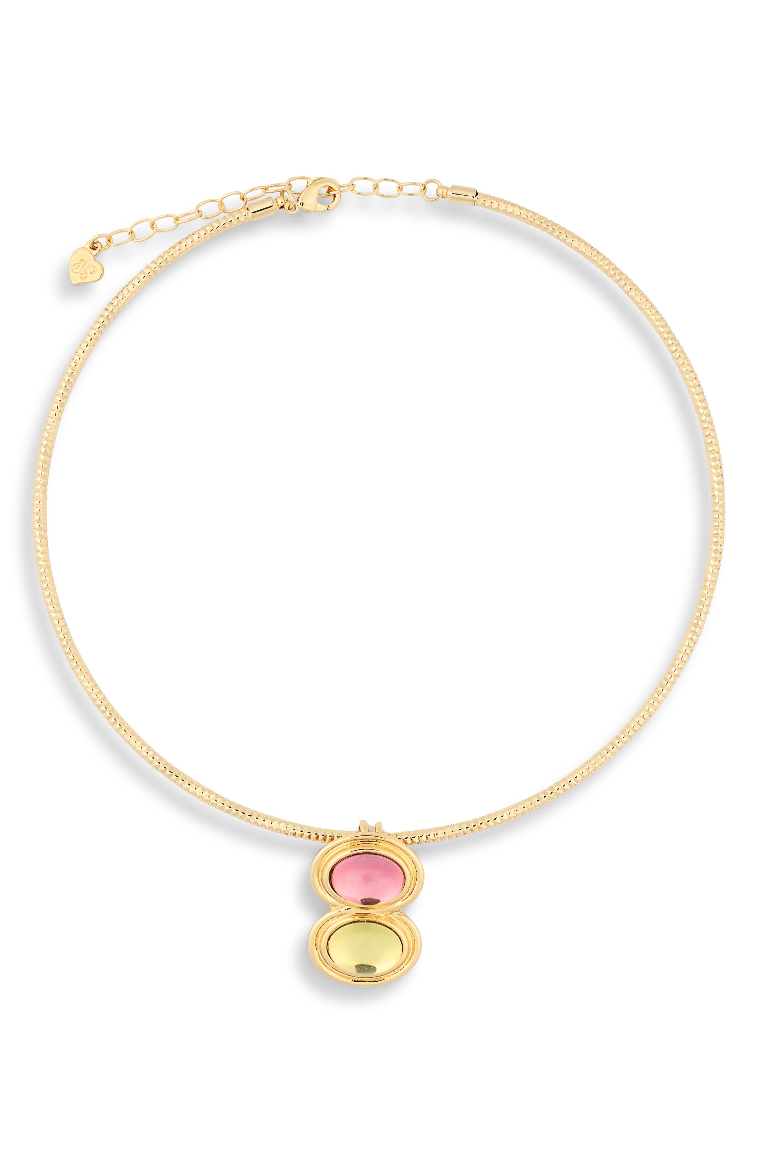 FRASIER STERLING Violet Pendant Necklace