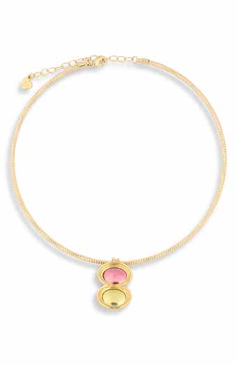 Violet Pendant Necklace