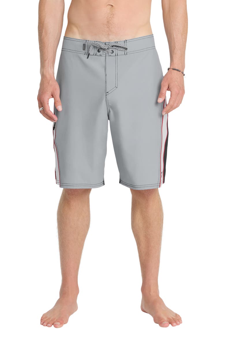 Mercury Gravity 21" Board Shorts, Main, color, QUARRY
