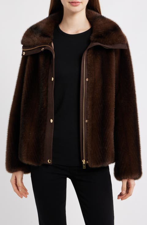 Faux Fur Bomber