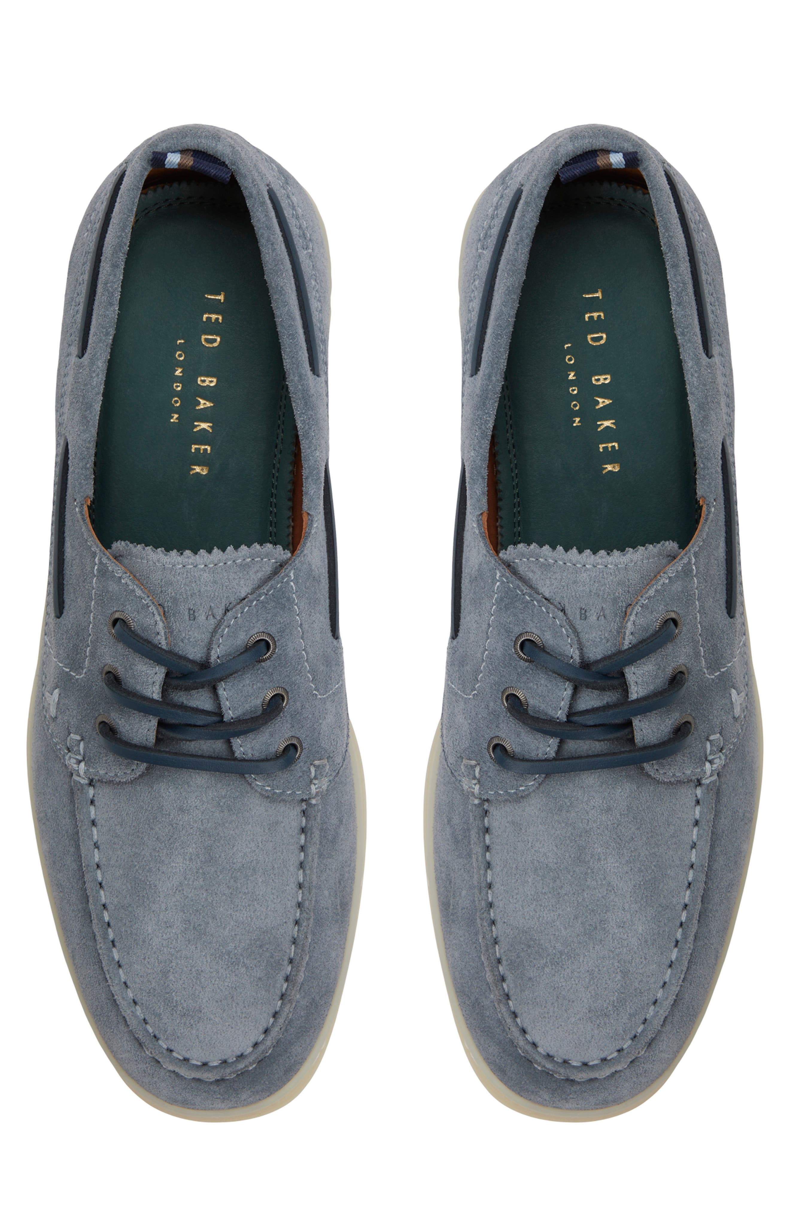 Ted Baker London Cromer Boat Shoe, Alternate, color, Grey
