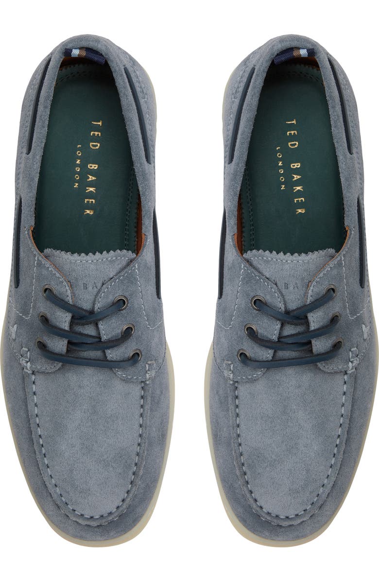 Ted Baker London Cromer Boat Shoe, Alternate, color, Grey