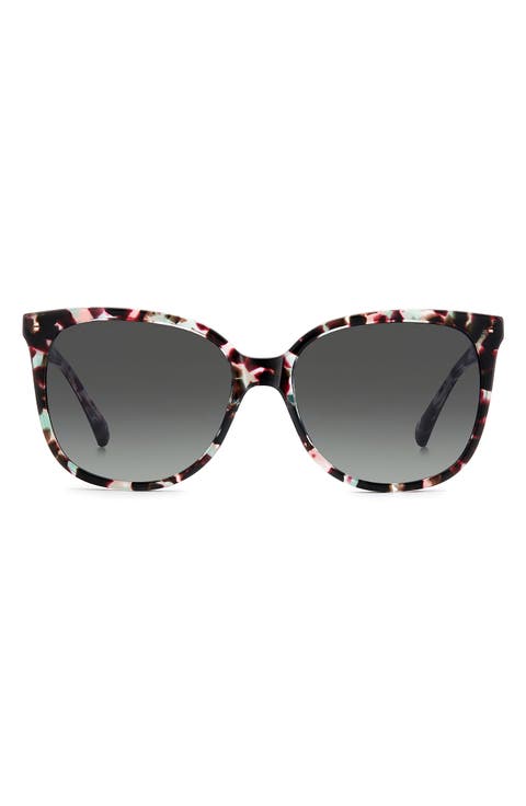 kaysie 58mm square sunglasses