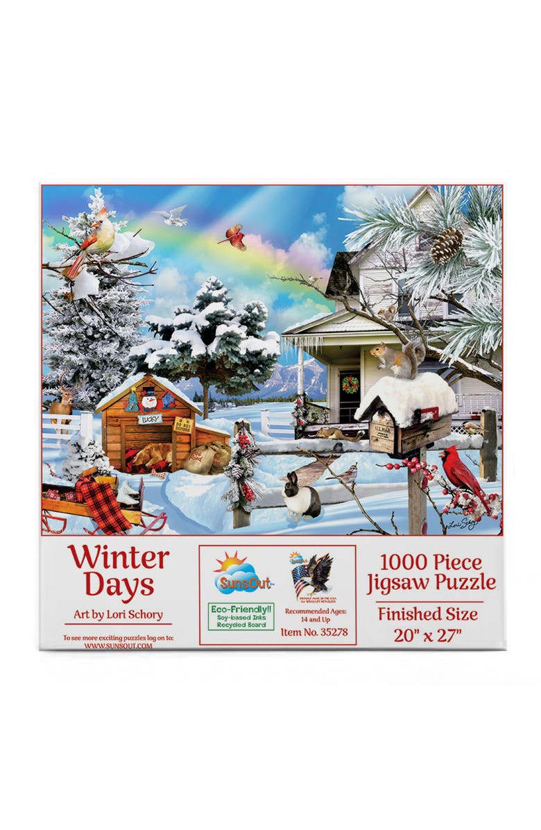 Sunsout Winter Days 1000 piece Jigsaw Puzzle for Adults, Alternate, color, Multicolor