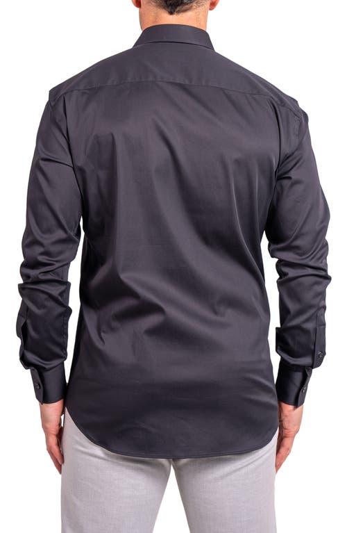 Maceoo Blacklabel Softstretch Ascension Button-up Shirt In Blue