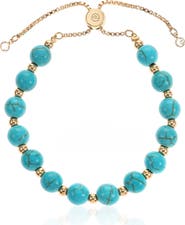 Ettika Turquoise Beaded Slider Bracelet