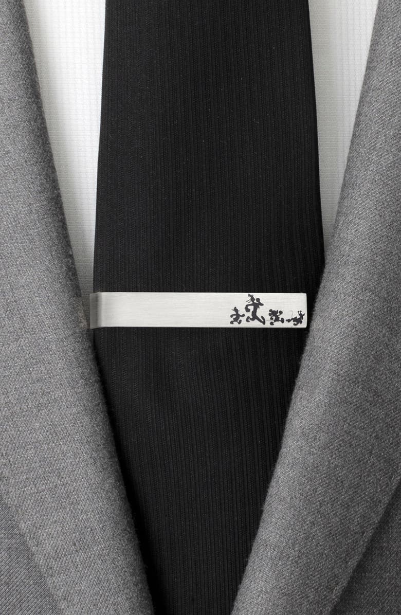 Cufflinks, Inc. x Disney Mickey & Friends Silhouette Tie Bar, Alternate, color, 