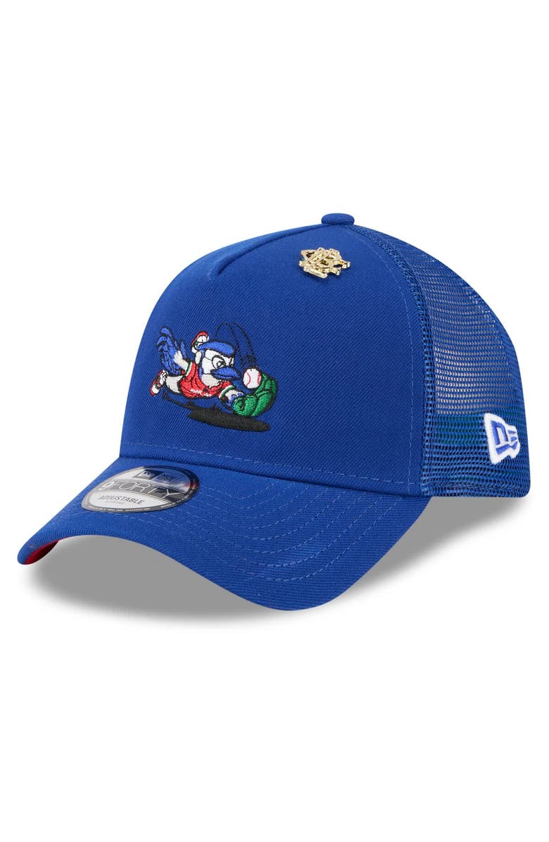 New Era Men's New Era  Royal Toronto Blue Jays 2025 Big League Chew A-Frame 9FORTY Adjustable Trucker Hat, Main, color, Royal