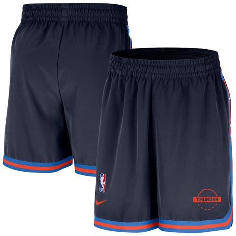 Men's Nike Navy Oklahoma City Thunder Authentic Practice DNA Woven Performance Shorts