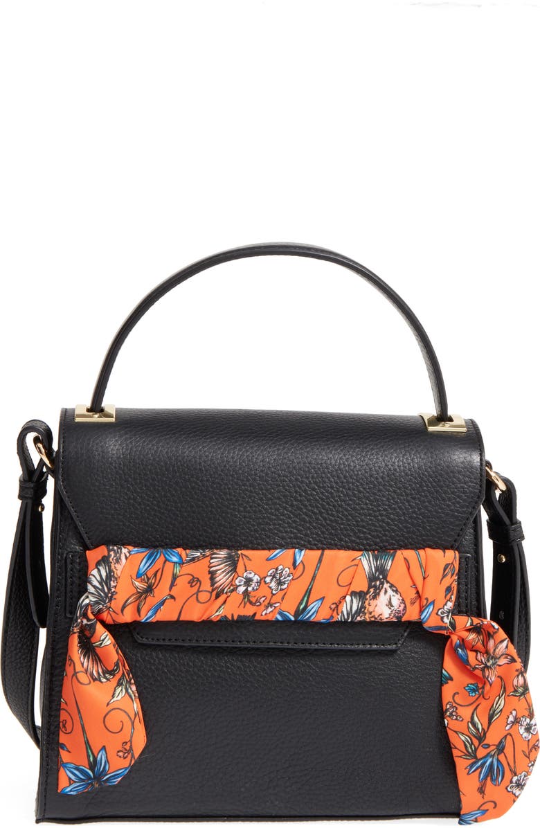 Sam Edelman Mia Calfskin Top Handle Satchel, Main, color,