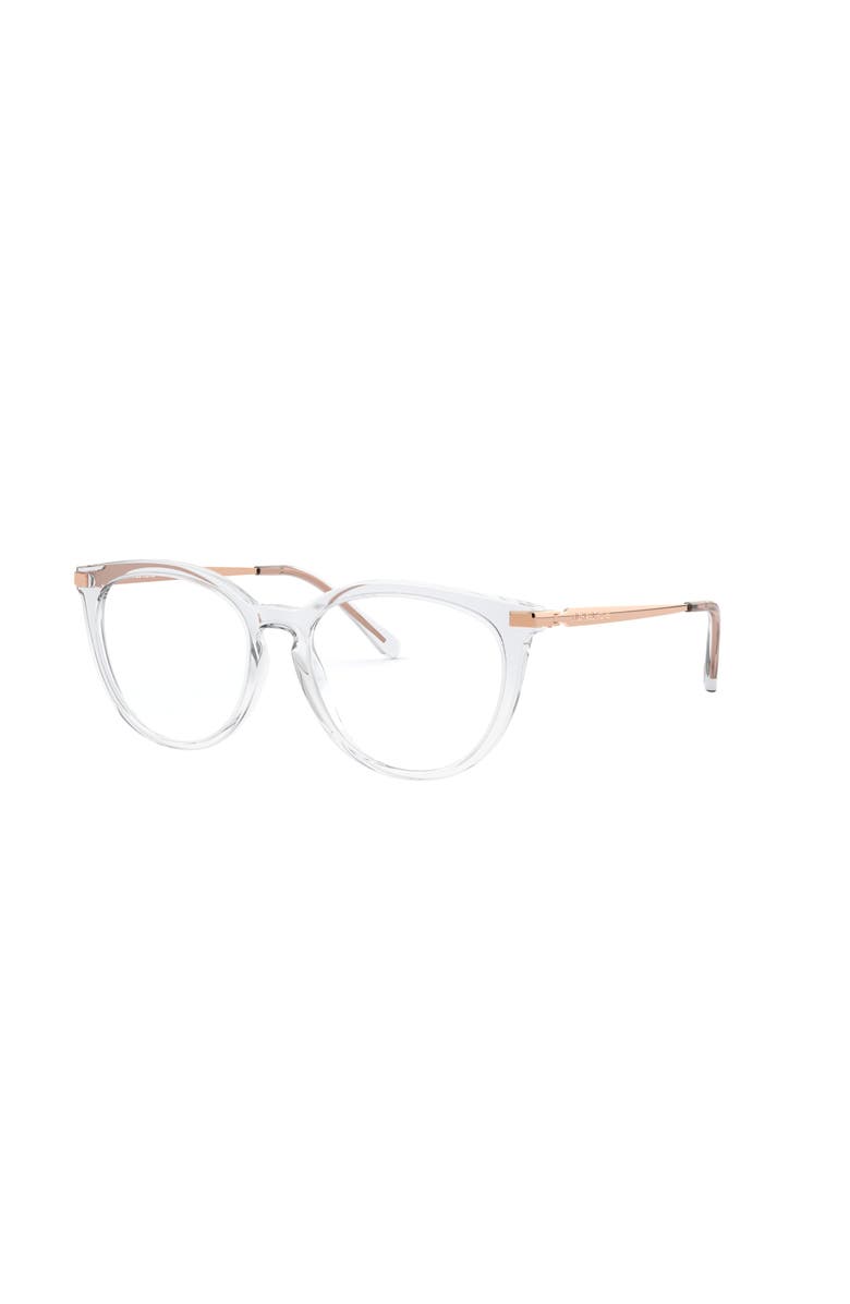 Michael Kors 51mm Square optical glasses, Main, color, Transparent