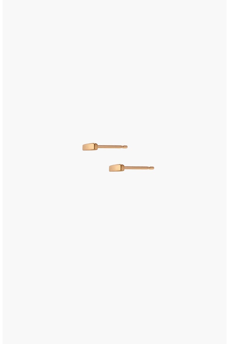 Mini Gold Bar Earring, Main, color, Yellow Gold Vermeil