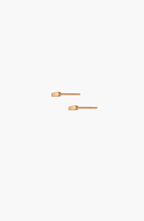 Mini Gold Bar Earring