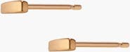 Aurate New York Mini Gold Bar Earring