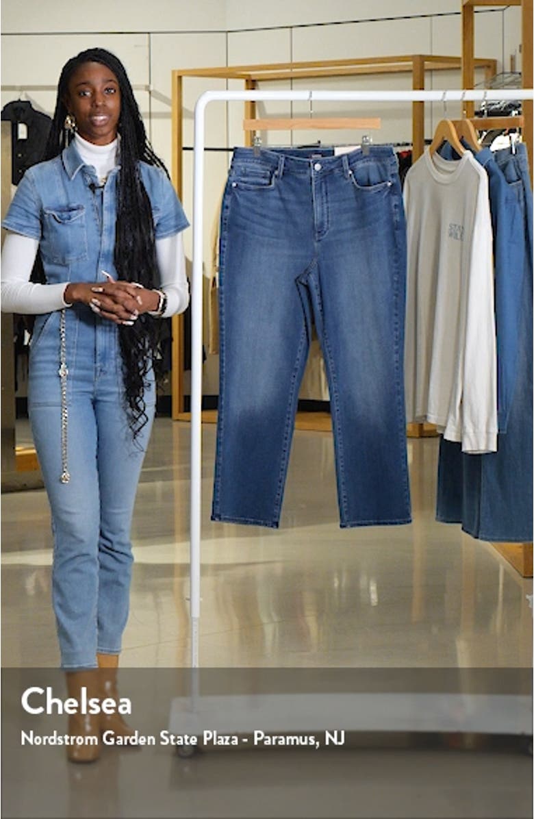 Marilyn High Waist Ankle Straight Leg Jeans, sales video thumbnail