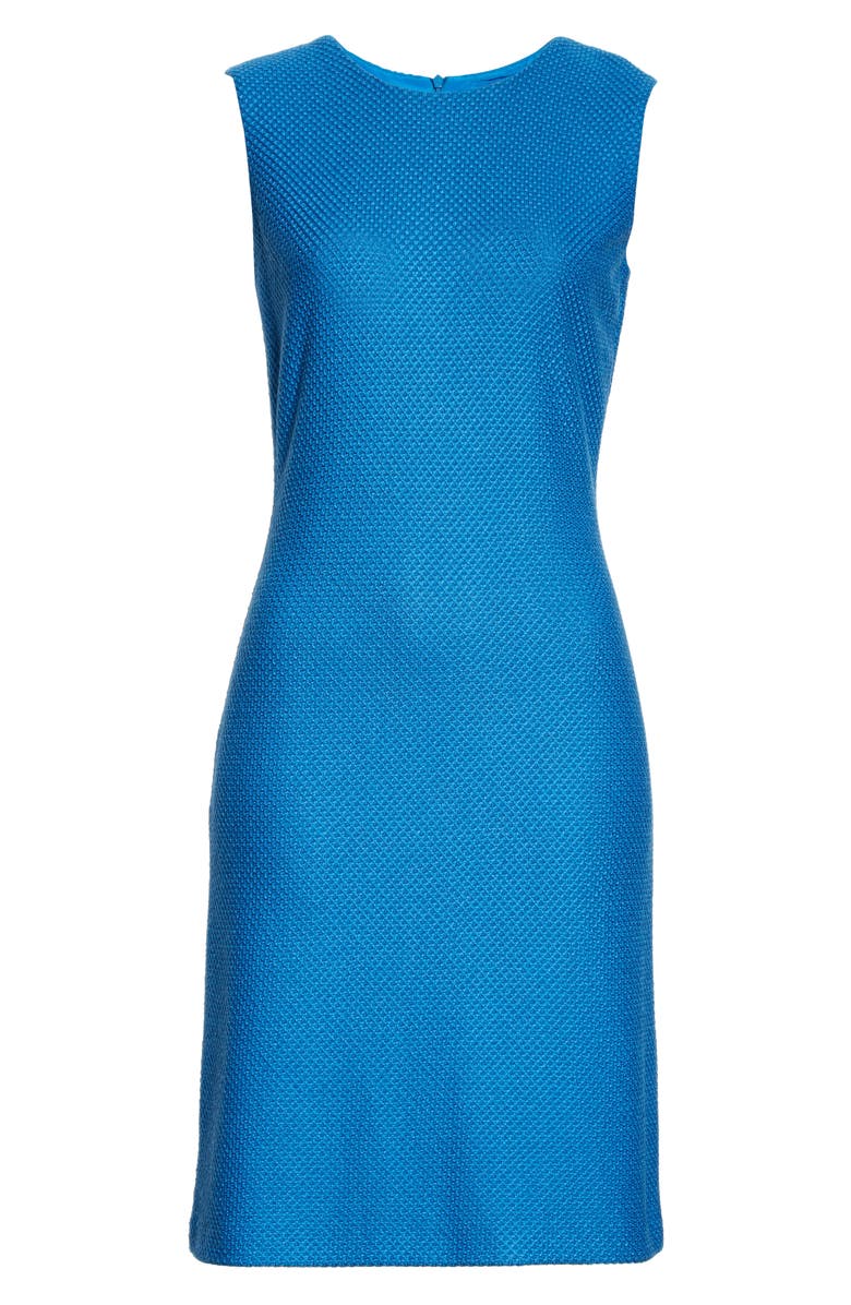 St. John Collection Honeycomb Knit Sheath Dress, Alternate, color,