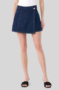 RM Rebecca Minkoff Denim Wrapped Skort