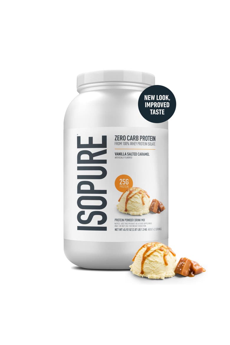Zero Carb High Protein Powder Vanilla Salted Caramel, Alternate, color, None