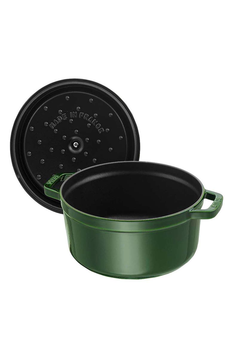 Staub 2.75-Quart Enameled Cast Iron Dutch Oven, Alternate, color, Basil