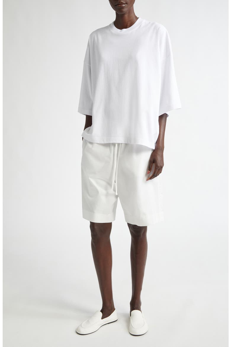 Issi Oversize Cotton T-Shirt, Alternate, color, WHITE