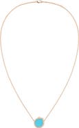 REPOSSI Antifer Turquoise & Diamond Pendant Necklace