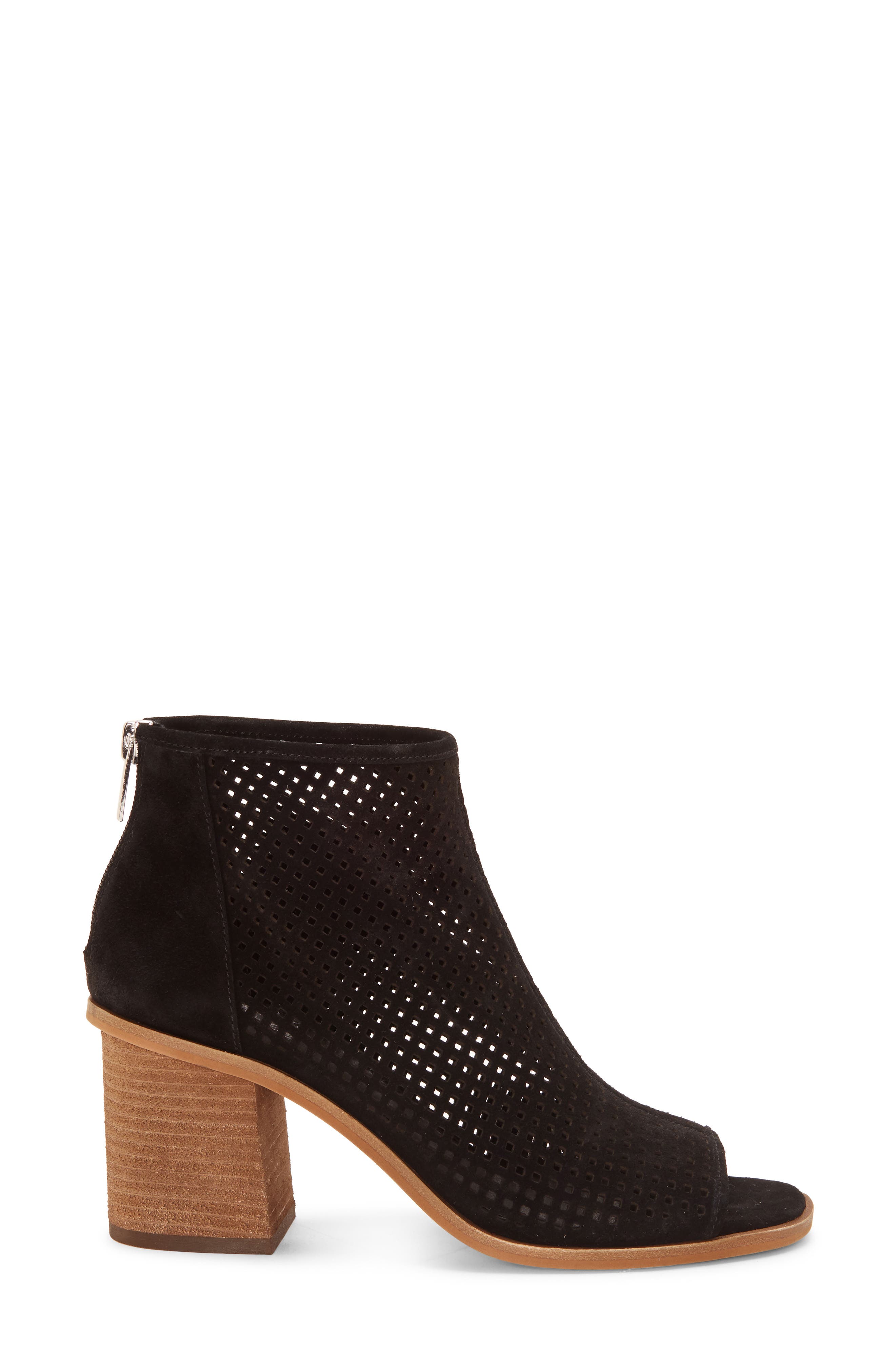 Vince Camuto Kareste Peep Toe Bootie, Alternate, color, 