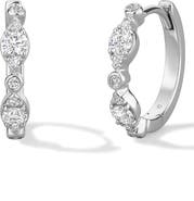 HEARTS ON FIRE Regal Diamond Hoop Earrings