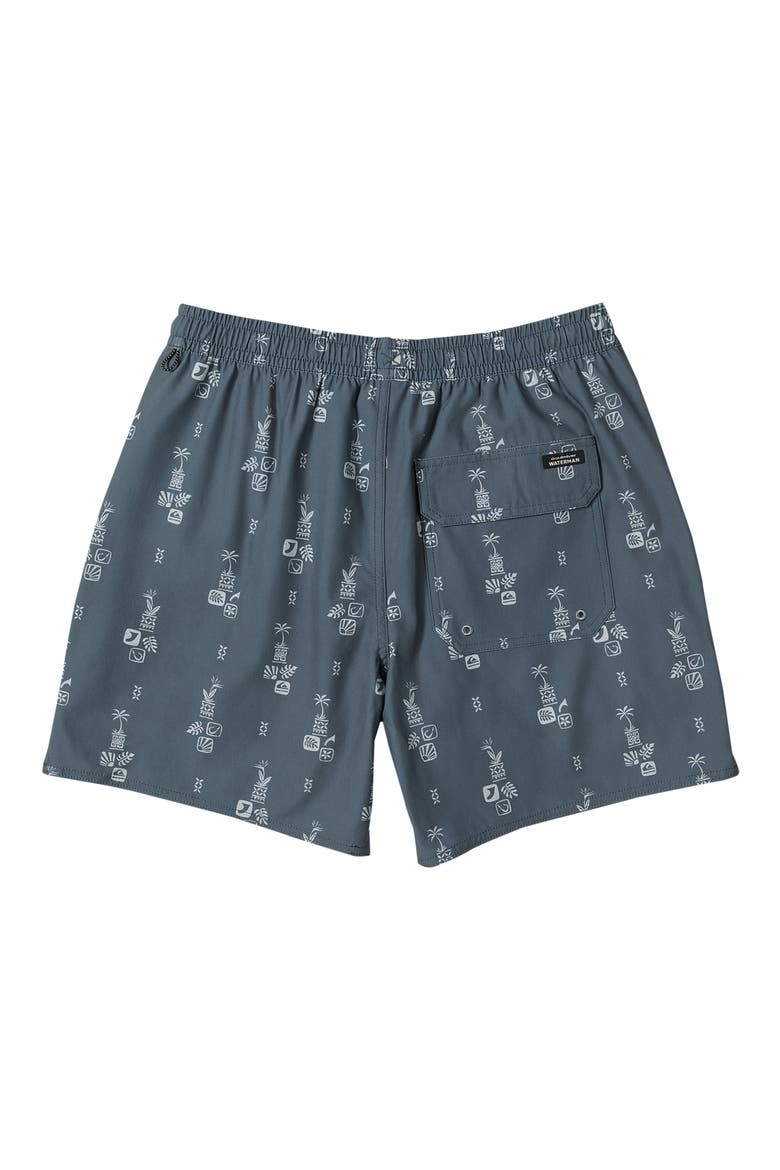 Mix Pack Print Swim Trunks, Alternate, color, DARK SLATE