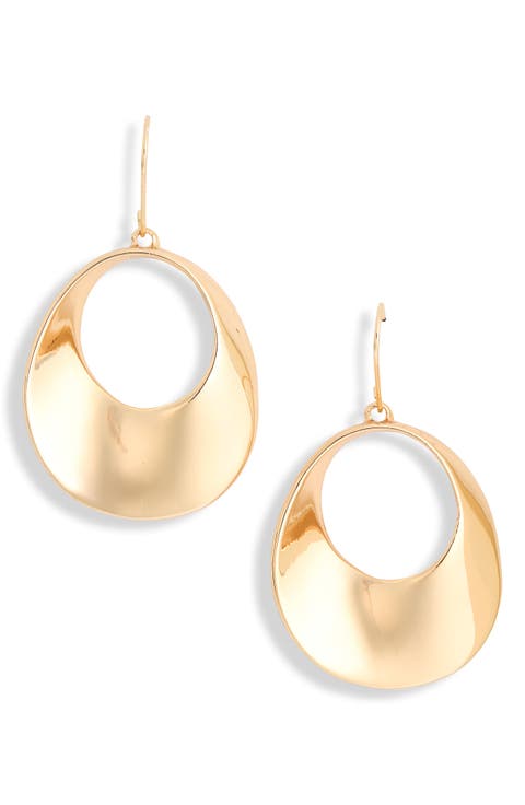 Bold Hoop Drop Earrings