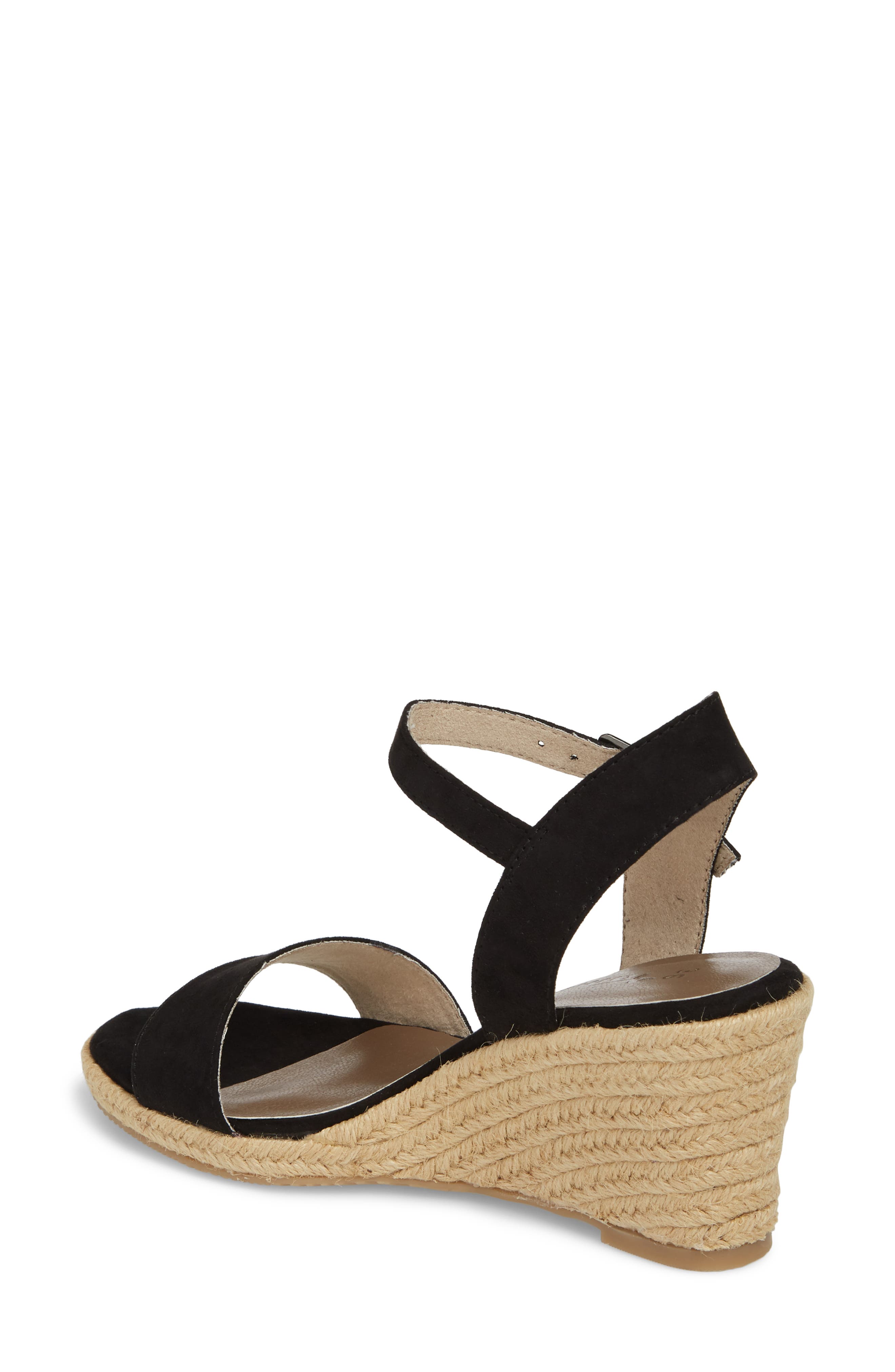 Tamaris Livia Espadrille Wedge Sandal, Alternate, color, 