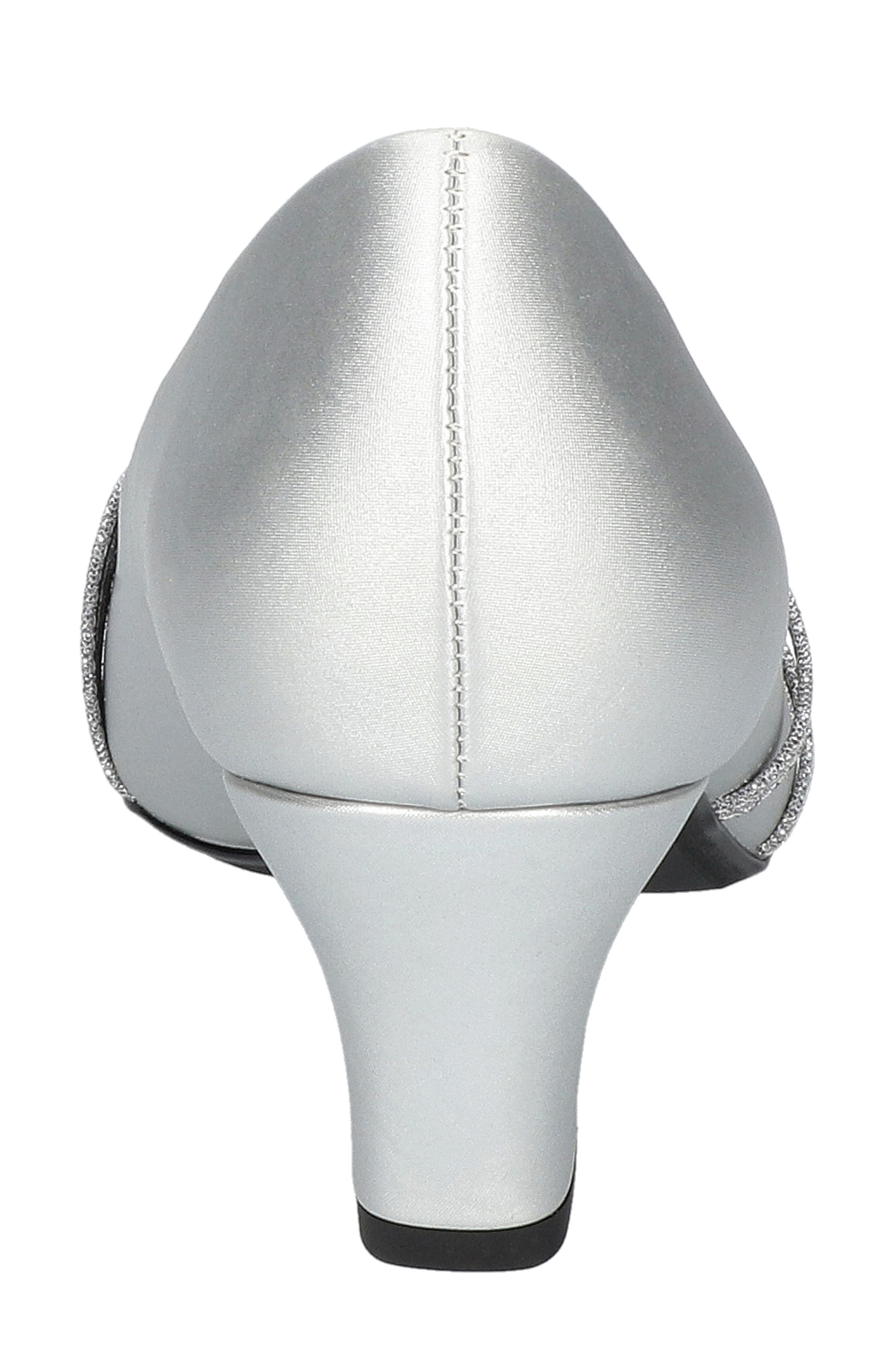Cristiny Pump, Alternate, color, SILVER SATIN