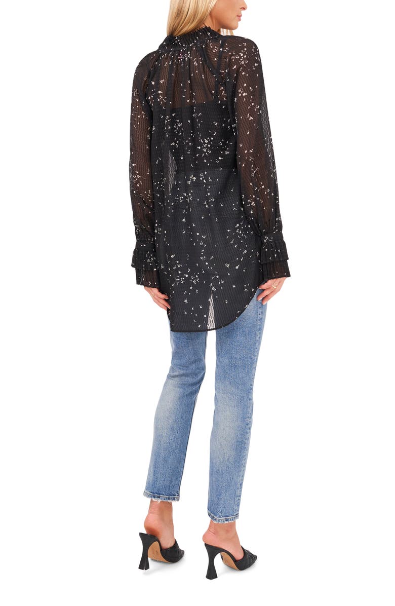 Vince Camuto Ruffle Cuff Tunic Top, Alternate, color,