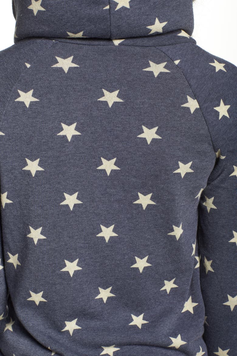 Adrian Print Zip Hoodie, Alternate, color, STARS