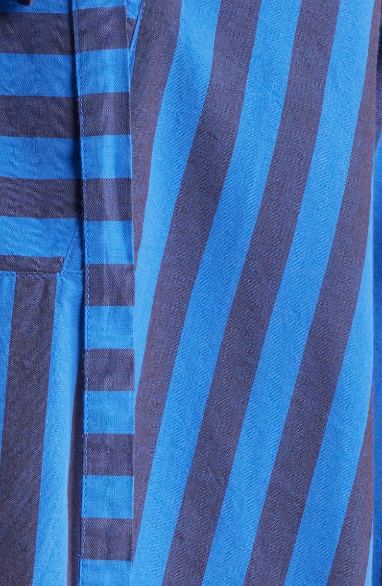 Damson Madder Floki Stripe Organic Cotton Pajamas, Alternate, color, Blue