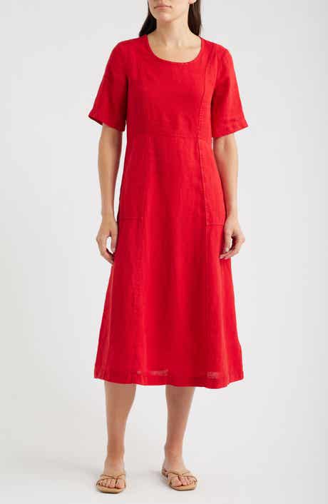 Grass Wave Midi Dress