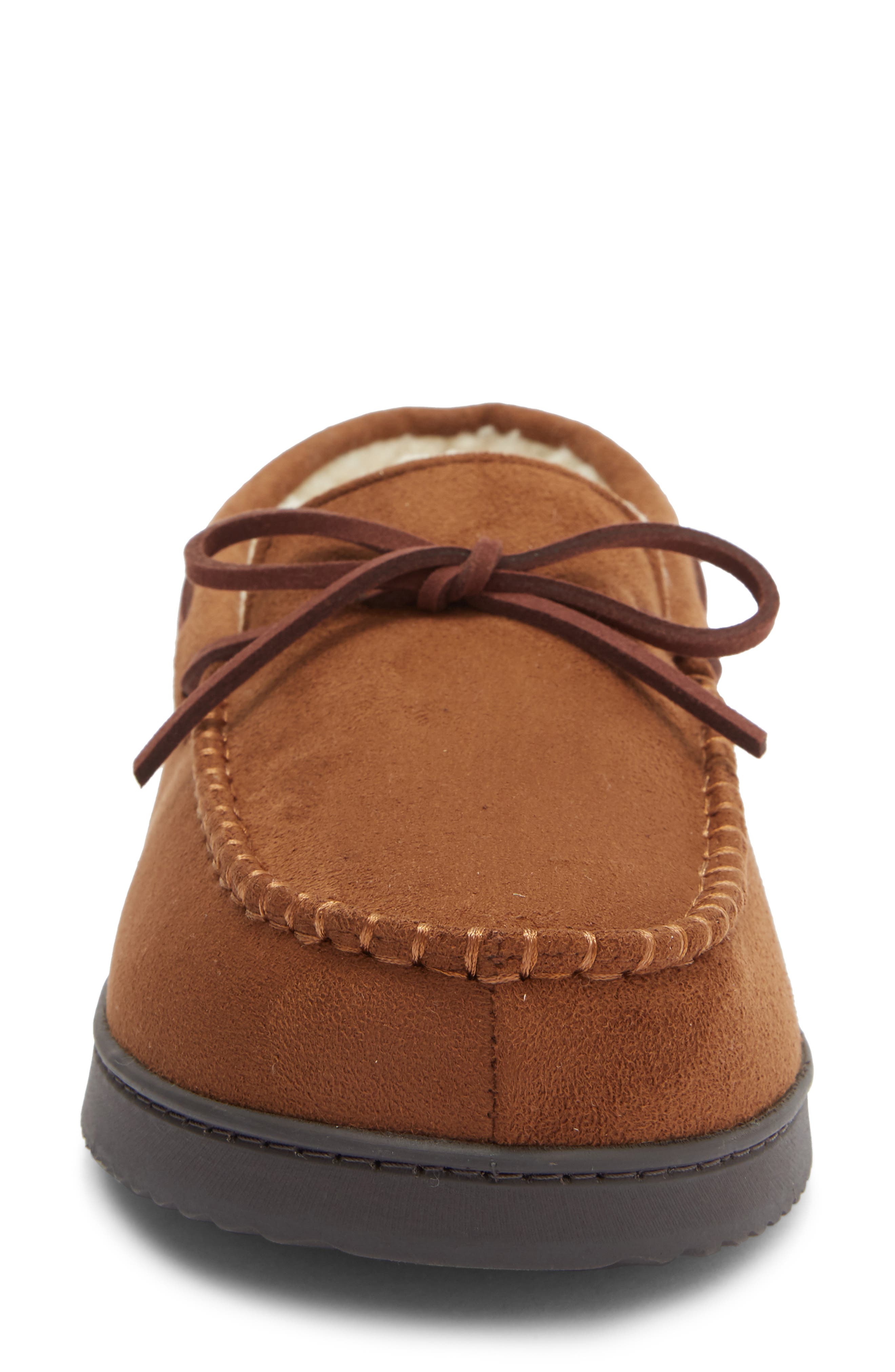 Huxley Slipper, Alternate, color, CHESTNUT
