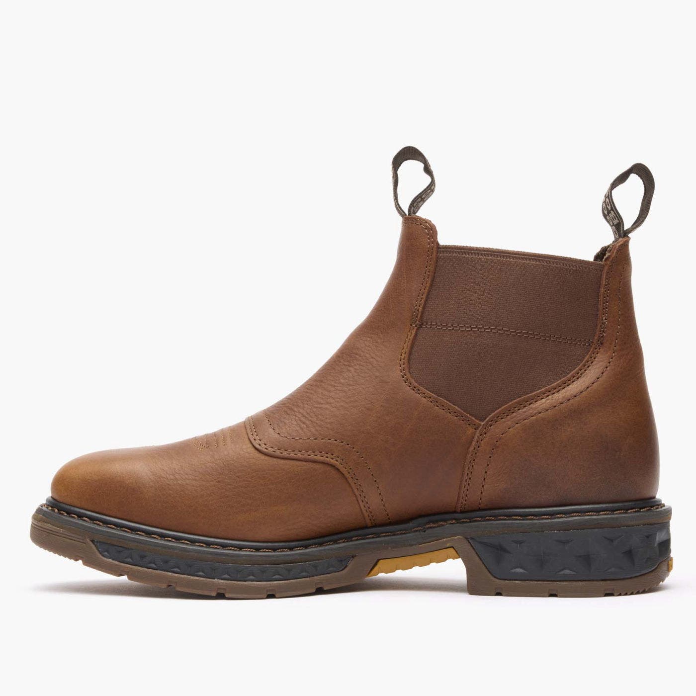 Georgia Boot Carbotec Lt Waterproof Chelsea Work Boot, Alternate, color, Brown