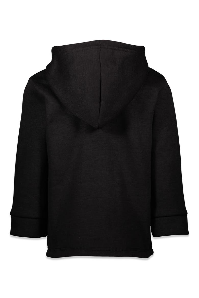 Nightmare Before Christmas Fleece Quarter-Zip Hoodie, Alternate, color, Jack Sally Black