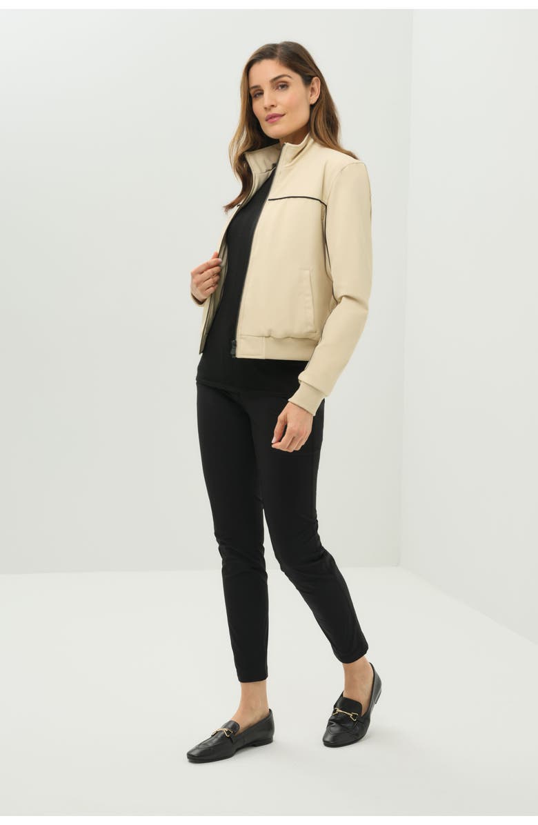 Anatomie Ginger Performance Twill Bomber Jacket, Alternate, color, Wheat