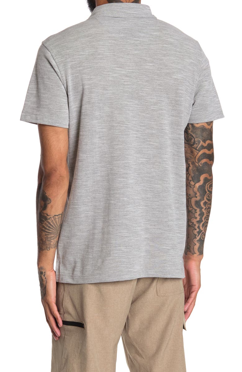 TailorByrd Melange Slub Polo Shirt, Alternate, color,