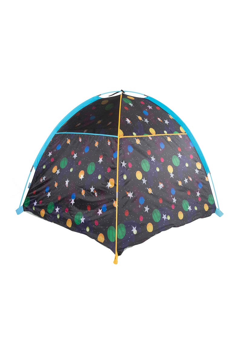 Glow in the Dark Galaxy Dome Tent, Alternate, color, BLACK