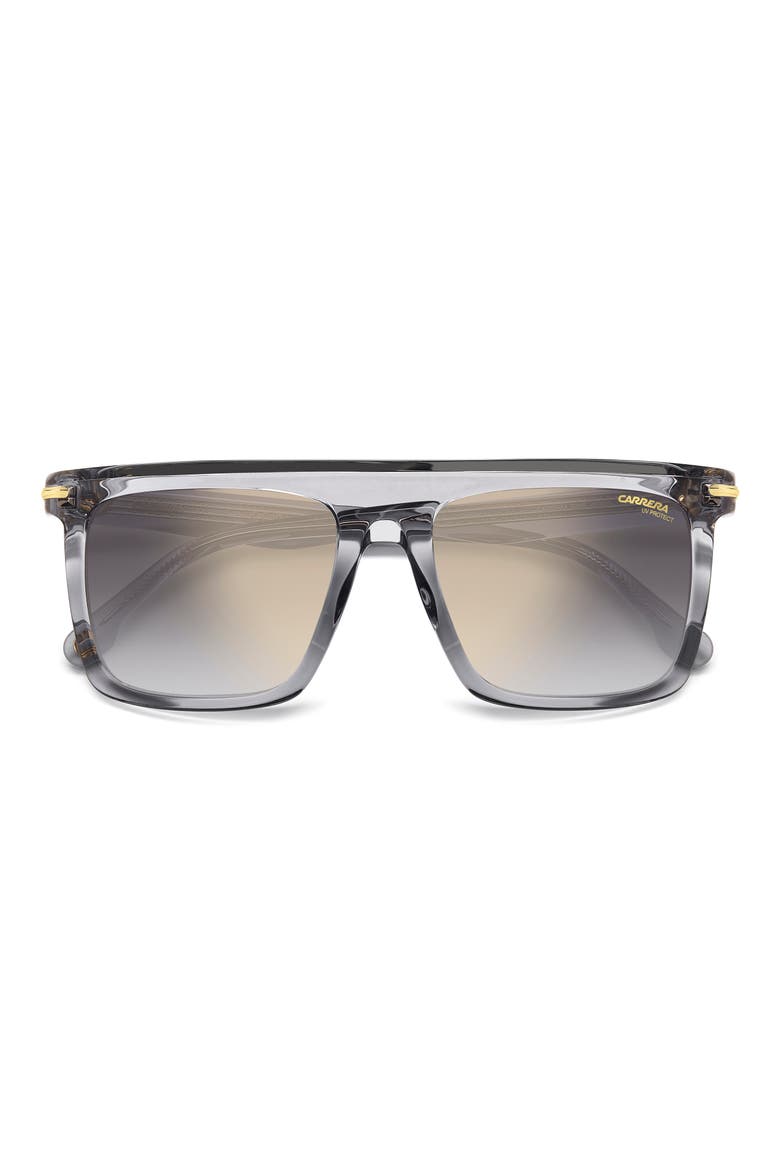 359/S 56mm Rectangular Flat Top Sunglasses, Alternate, color, GREY