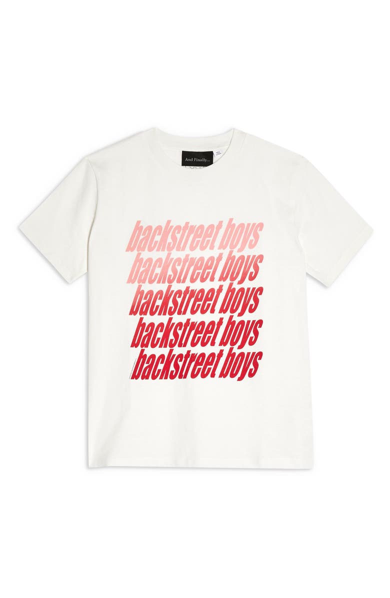 Topshop Backstreet Boys Tee, Alternate, color, 