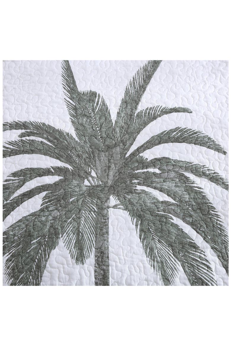 Palm Island Quilt Set, Alternate, color, PALM GREEN