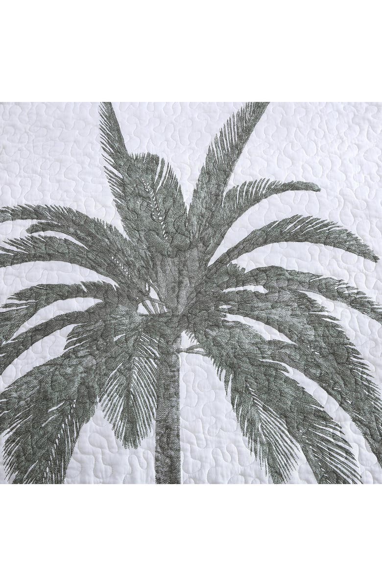 Tommy Bahama Palm Island Quilt Set, Alternate, color, Palm Green